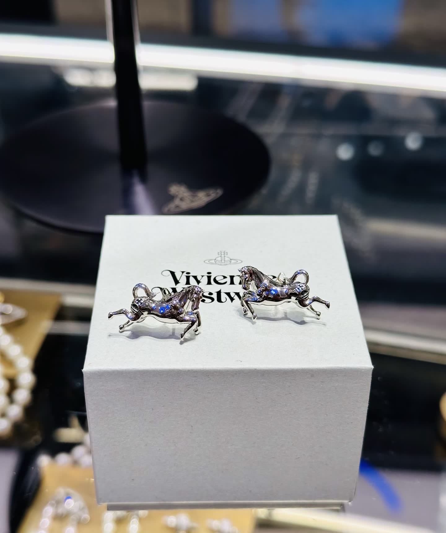 Vivienne Westwood Vivien Westwood Gold Horse Stud Earrings